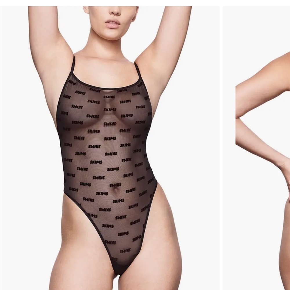 Used Skims Mesh Bodysuit